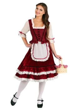 Women's Classic Red Riding Hood Costume -Halloween Costumes womens classic red riding hood costume 4