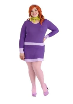Classic Scooby Doo Daphne Costume For Women -Halloween Costumes womens classic scooby doo daphne costume alt 6