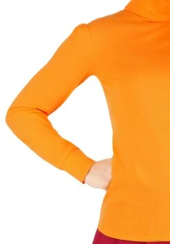 Classic Scooby Doo Velma Costume For Women -Halloween Costumes womens classic scooby doo velma costume alt 4