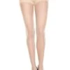 MUSIC LEGS Control Top Beige Sheer Pantyhose For Women 2 MUSIC LEGS Control Top Beige Sheer Pantyhose For Women -Halloween Costumes womens control top beige sheer pantyhose