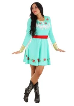 Women's Country Star Costume Dress -Halloween Costumes womens country star costume alt 4