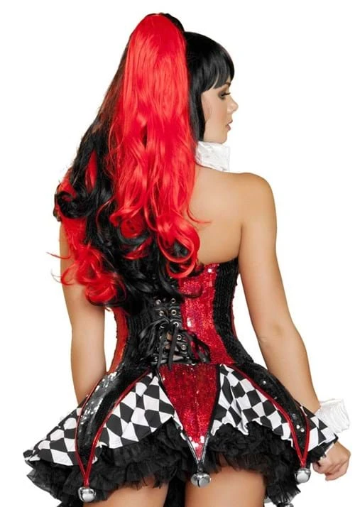 Roma Court Jester Cutie Costume For Women 6 Roma Court Jester Cutie Costume For Women - Image 4