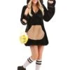 Cozy Brown Bear Costume For Women -Halloween Costumes womens cozy brown bear costume