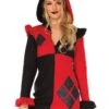 LEG AVENUE Cozy Harlequin Women's Costume 2 LEG AVENUE Cozy Harlequin Women's Costume -Halloween Costumes womens cozy harlequin costume