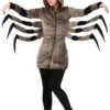 Cozy Tarantula Costume For Women -Halloween Costumes womens cozy tarantula costume