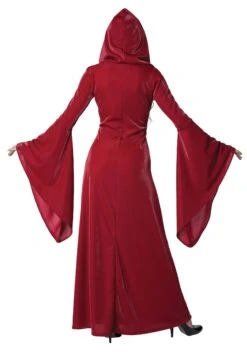 Crimson Robe Costume For Women 6 Crimson Robe Costume For Women -Halloween Costumes womens crimson robe adult costume alt 1