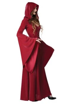 Crimson Robe Costume For Women 7 Crimson Robe Costume For Women -Halloween Costumes womens crimson robe adult costume alt 2