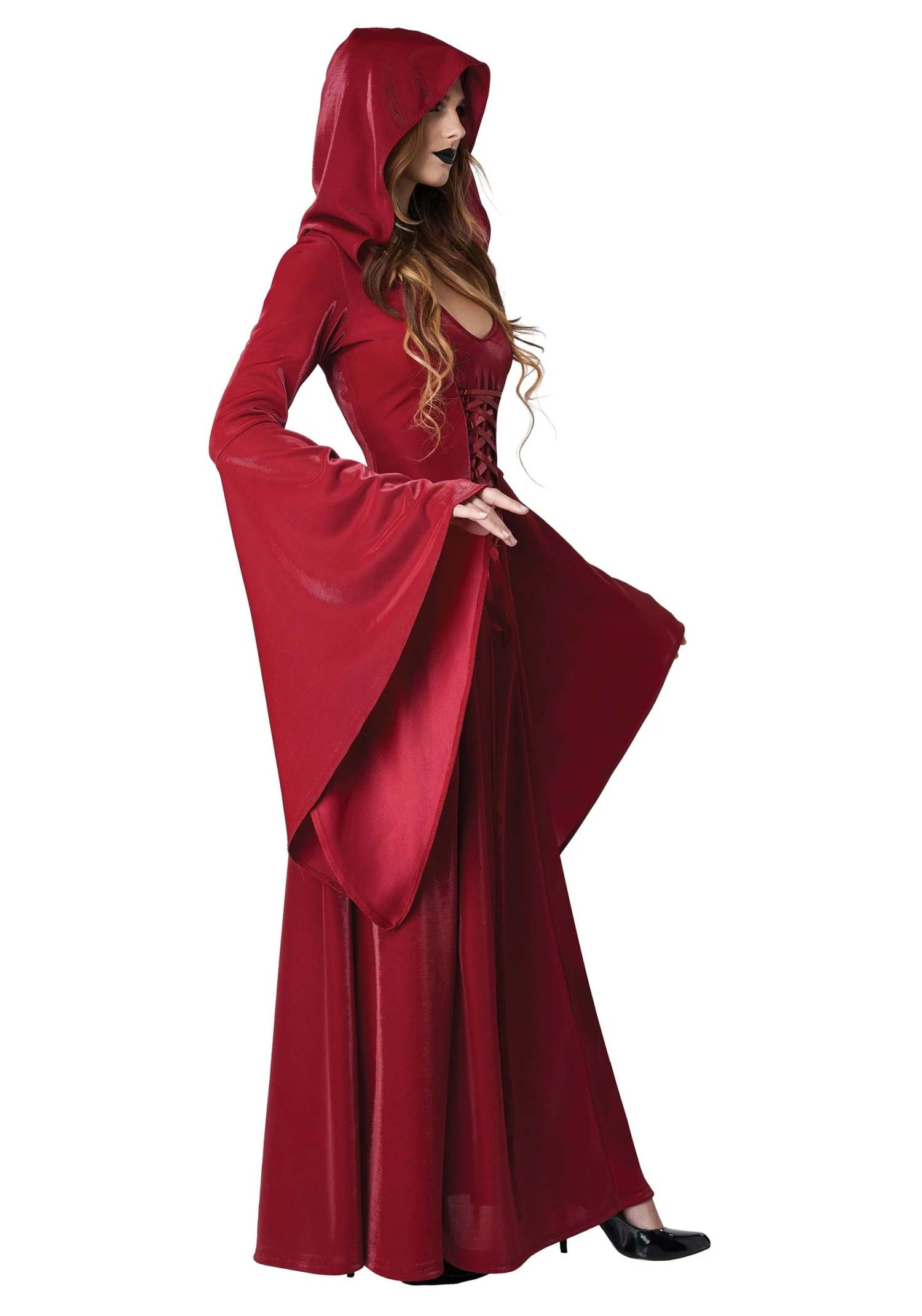 Crimson Robe Costume For Women 5 Crimson Robe Costume For Women - Image 3