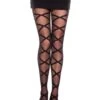 MUSIC LEGS Women's Criss Cross Leg Wrap Tights -Halloween Costumes womens criss cross leg wrap tights