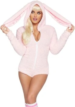 LEG AVENUE Women's Cuddle Bunny Costume -Halloween Costumes womens cuddle bunny costume alt 2