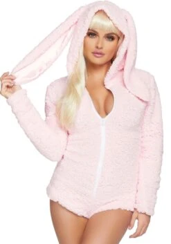 LEG AVENUE Women's Cuddle Bunny Costume -Halloween Costumes womens cuddle bunny costume alt 3