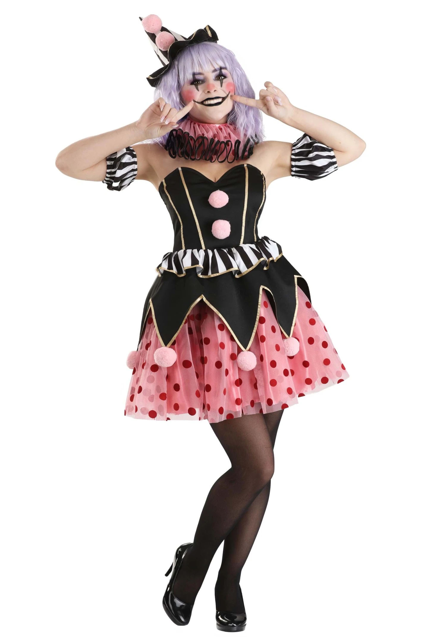 Cupcake Clown Women's Costume 3 Cupcake Clown Women's Costume