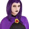 Women's Dark Magic Superhero Wig 1 Women's Dark Magic Superhero Wig -Halloween Costumes womens dark magic superhero wig1