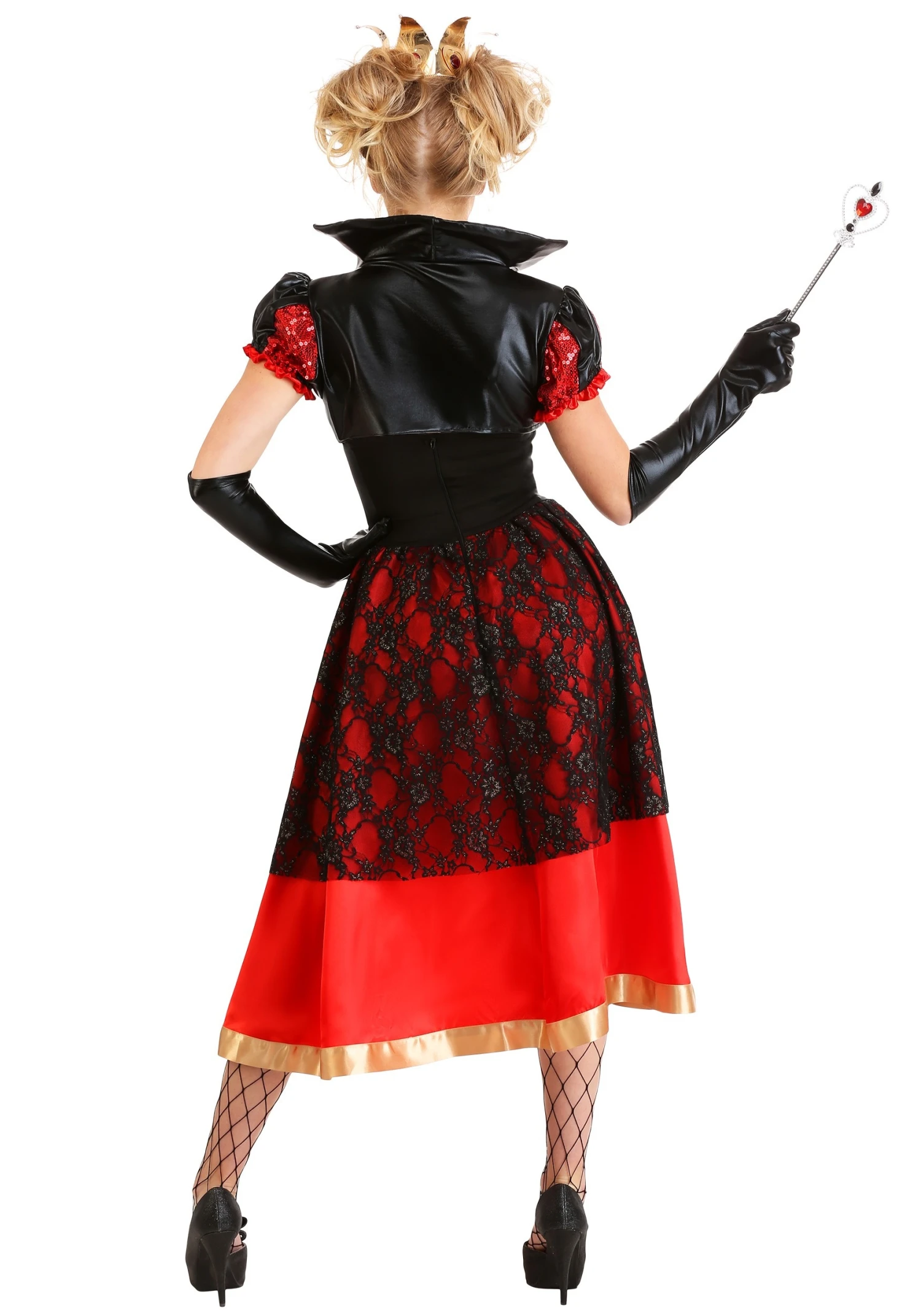 Dark Queen Of Hearts Costume For Women 4 Dark Queen Of Hearts Costume For Women - Image 2
