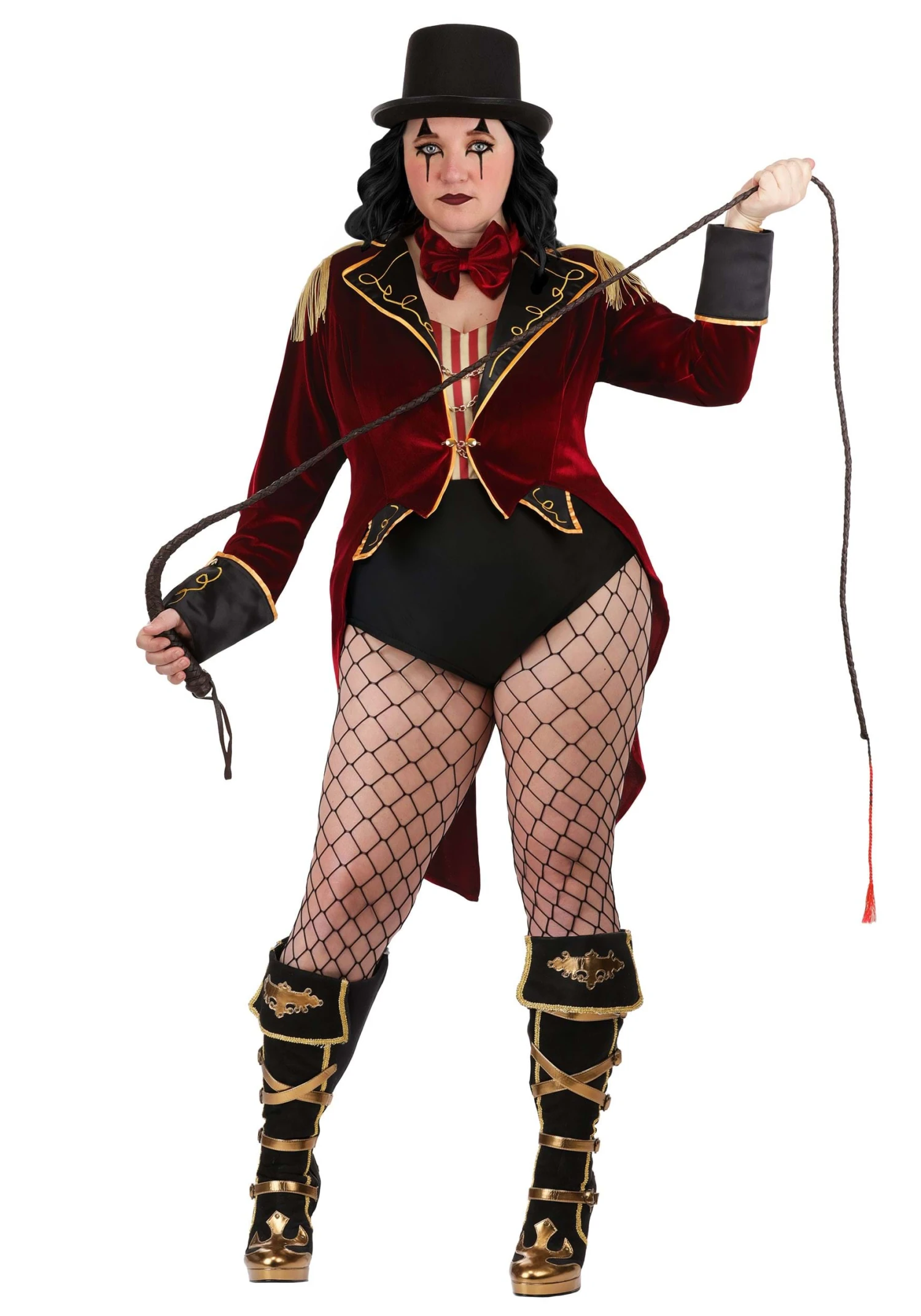 Plus Size Dark Ringmaster Costume For Women 3 Plus Size Dark Ringmaster Costume For Women