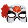 Womens Day Of The Dead Half Mask -Halloween Costumes womens day of the dead half mask