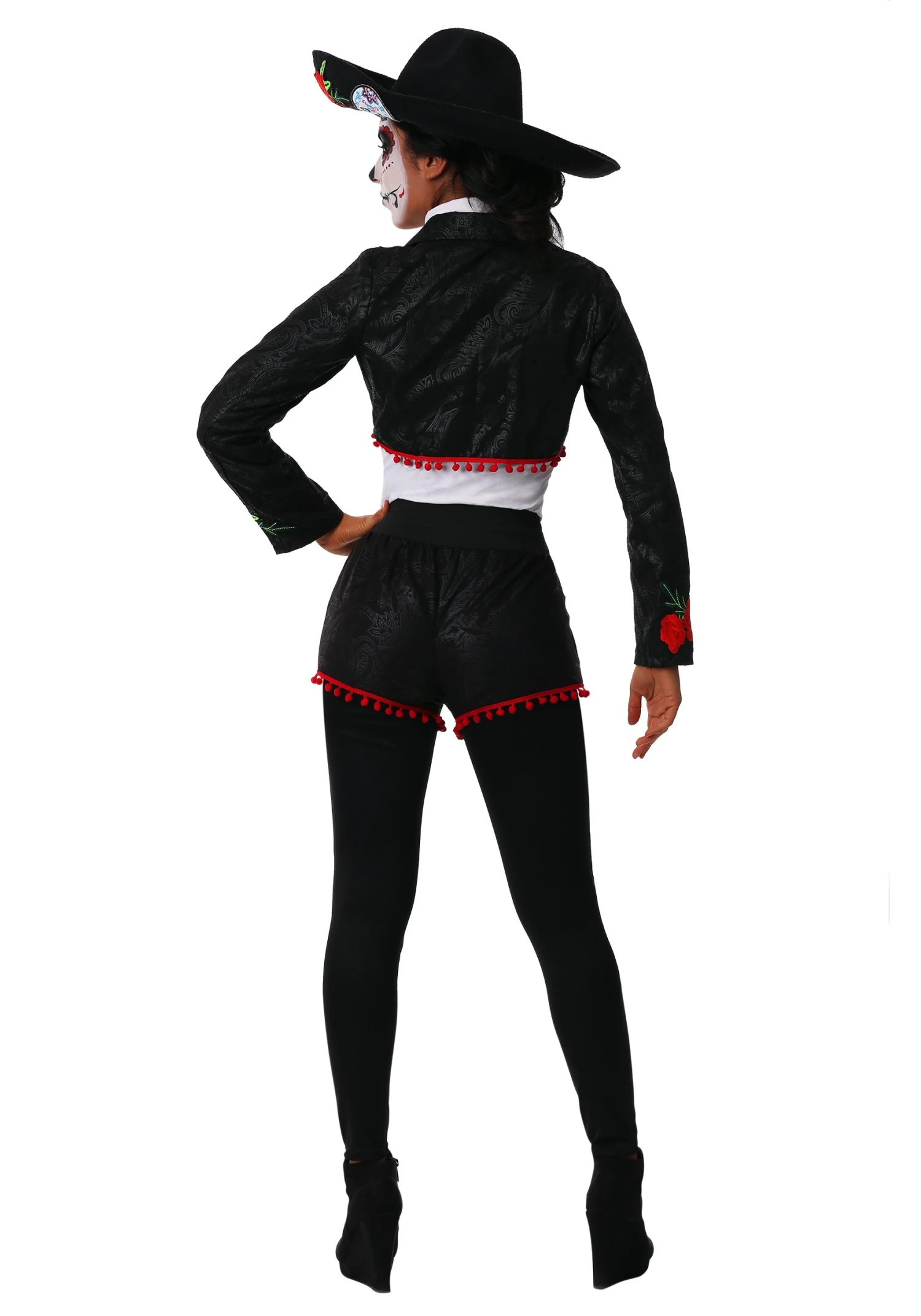 Women's Day Of The Dead Mariachi Costume 4 Women's Day Of The Dead Mariachi Costume - Image 2