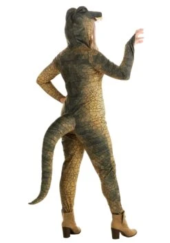 Deadly Dinosaur Women's Costume -Halloween Costumes womens deadly dinosaur alt 3