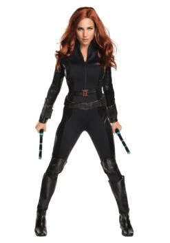 Deluxe Black Widow Costume For Women