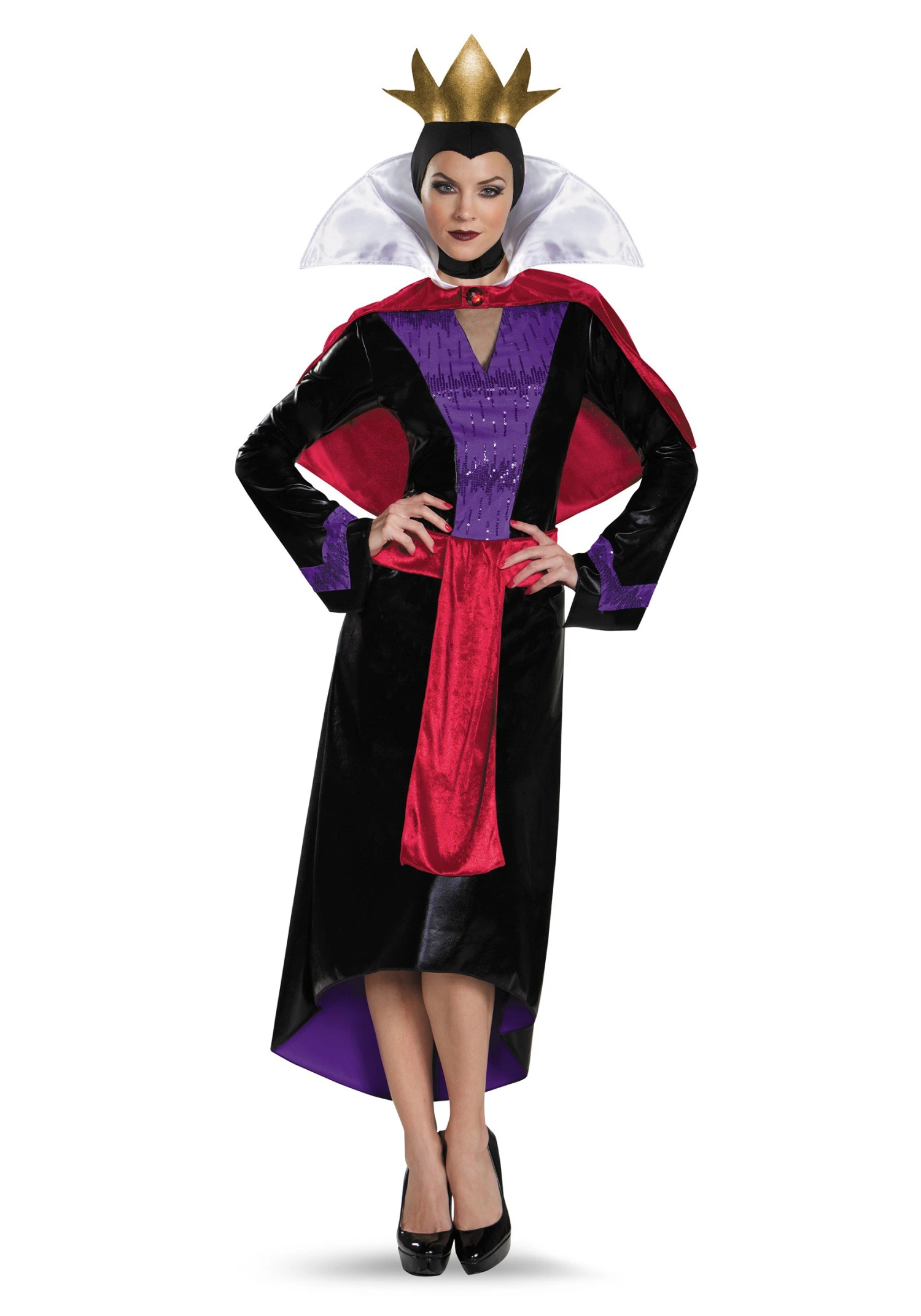 Disguise Women's Deluxe Evil Queen Costume Dress 3 Disguise Women's Deluxe Evil Queen Costume Dress