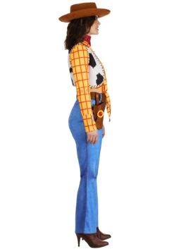Women's Deluxe Pixar Toy Story Woody Costume -Halloween Costumes womens deluxe pixar toy story woody costume alt 3
