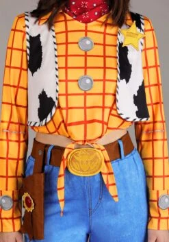 Women's Deluxe Pixar Toy Story Woody Costume -Halloween Costumes womens deluxe pixar toy story woody costume alt 5