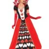LEG AVENUE Deluxe Women's Queen Of Hearts Costume -Halloween Costumes womens deluxe queen of hearts costume