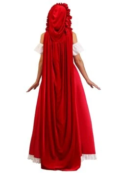 Women's Deluxe Red Riding Hood Costume 10 Women's Deluxe Red Riding Hood Costume -Halloween Costumes womens deluxe red riding hood costume back