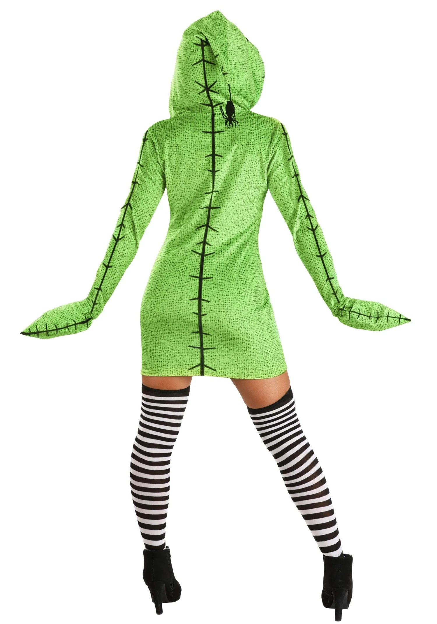 Deluxe Disney Oogie Boogie Hoodie Costume Dress For Women 4 Deluxe Disney Oogie Boogie Hoodie Costume Dress For Women - Image 2