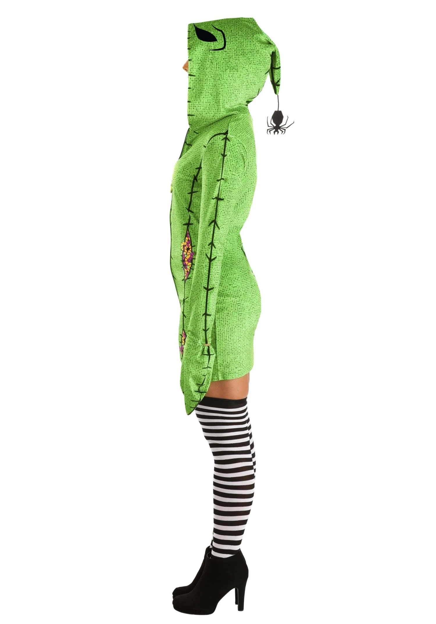 Deluxe Disney Oogie Boogie Hoodie Costume Dress For Women 5 Deluxe Disney Oogie Boogie Hoodie Costume Dress For Women - Image 3