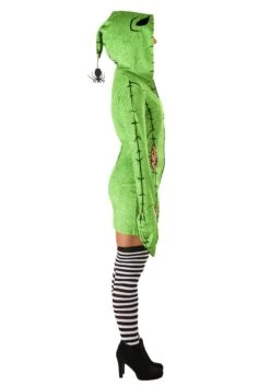 Deluxe Disney Oogie Boogie Hoodie Costume Dress For Women 13 Deluxe Disney Oogie Boogie Hoodie Costume Dress For Women -Halloween Costumes womens disney deluxe oogie boogie costume dress alt 3