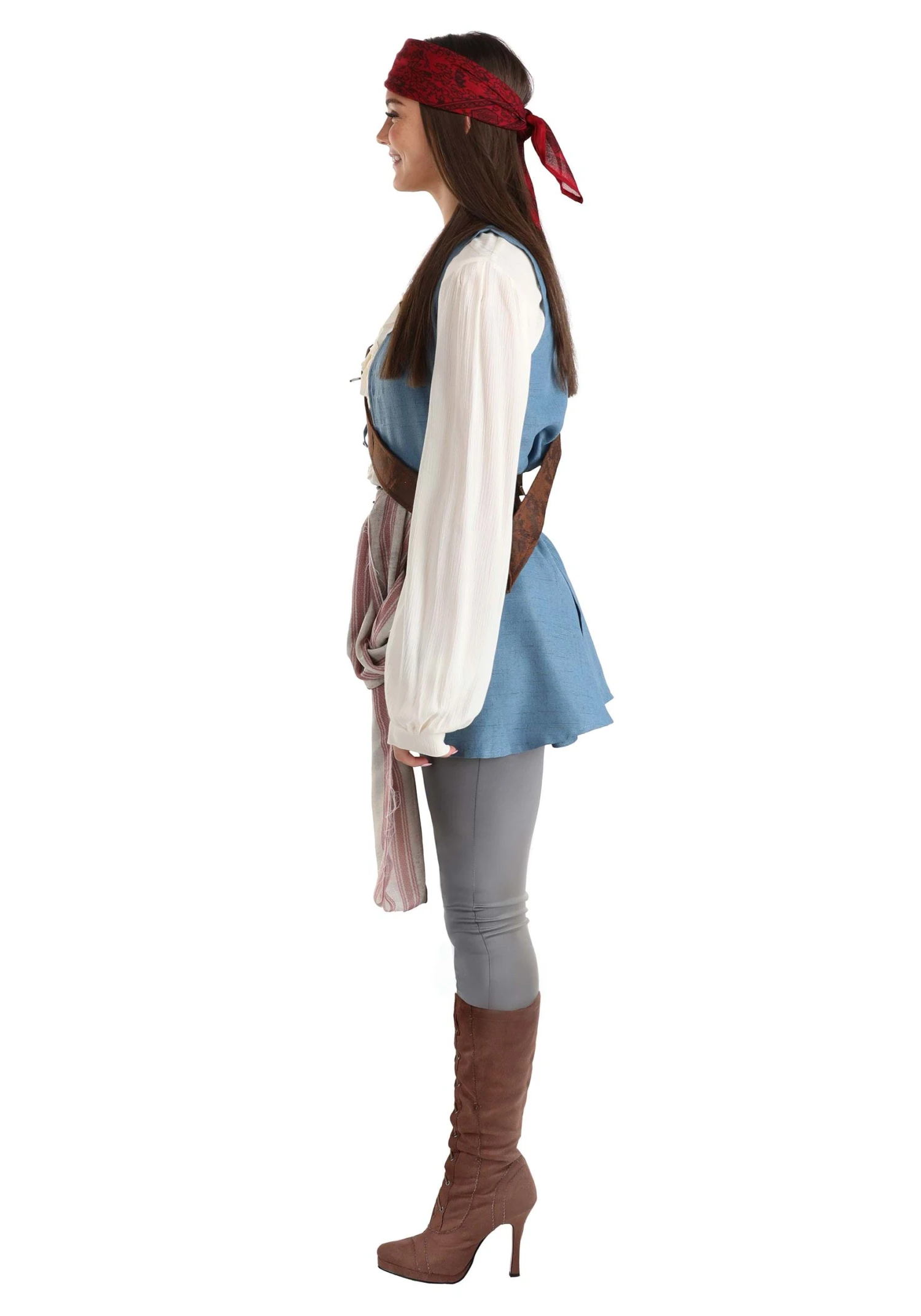 Disney Pirates Of The Caribbean Jack Sparrow Costume For Women 6 Disney Pirates Of The Caribbean Jack Sparrow Costume For Women - Image 4