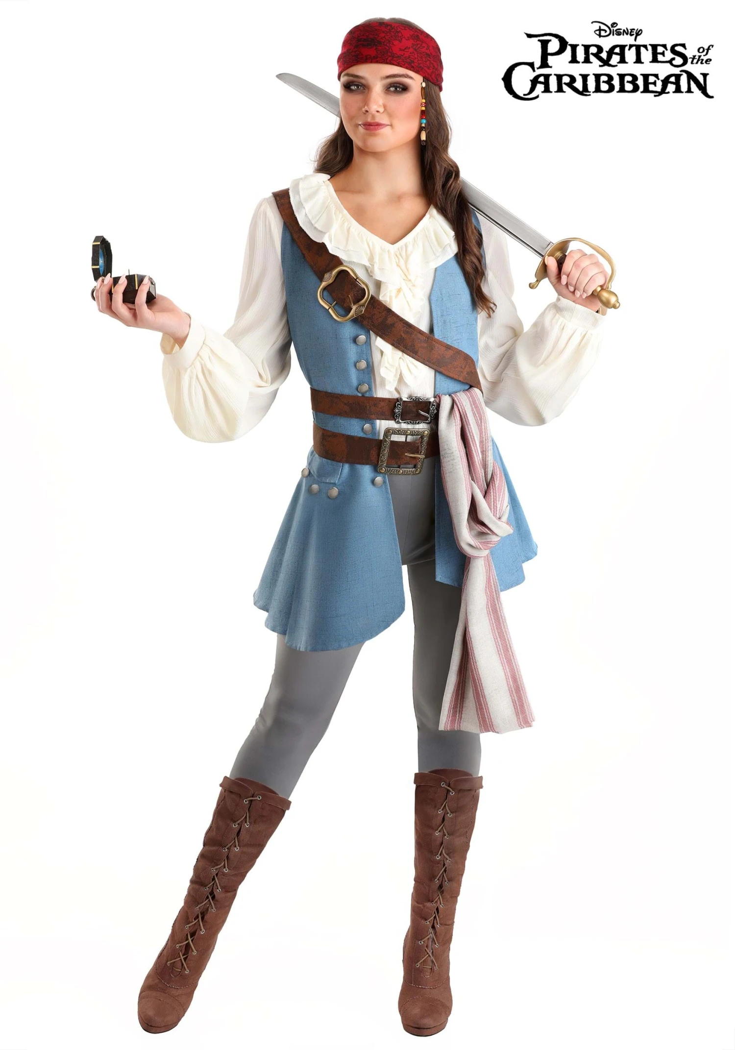 Disney Pirates Of The Caribbean Jack Sparrow Costume For Women 3 Disney Pirates Of The Caribbean Jack Sparrow Costume For Women