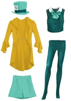 Disney Women's Mad Hatter Costume -Halloween Costumes womens disney mad hatter costume alt 1