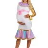 Women's Disney Mrs. Potts Maternity Costume -Halloween Costumes womens disney mrs potts maternity costume