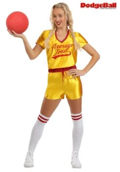 Dodgeball Average Joe's Costume For Women -Halloween Costumes womens dodgeball average joes costume