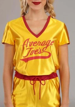 Dodgeball Average Joe's Costume For Women -Halloween Costumes womens dodgeball average joes costume alt 1
