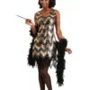 Dolled Up Flapper Costume For Women 2 Dolled Up Flapper Costume For Women -Halloween Costumes womens dolled up flapper costume