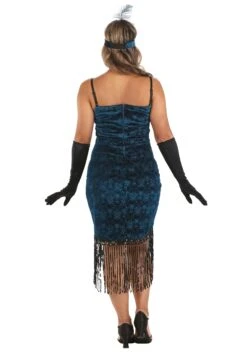 Dreamgirl Blue Downtown Doll Costume For Women 15 Dreamgirl Blue Downtown Doll Costume For Women -Halloween Costumes womens downtown doll costume alt 4