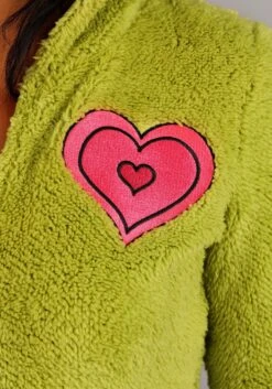 Women's Dr. Seuss Grinch Costume Romper -Halloween Costumes womens dr seuss grinch costume romper alt 4