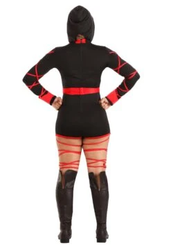 LEG AVENUE Women's Dragon Ninja Costume 15 LEG AVENUE Women's Dragon Ninja Costume -Halloween Costumes womens dragon ninja costume alt 5
