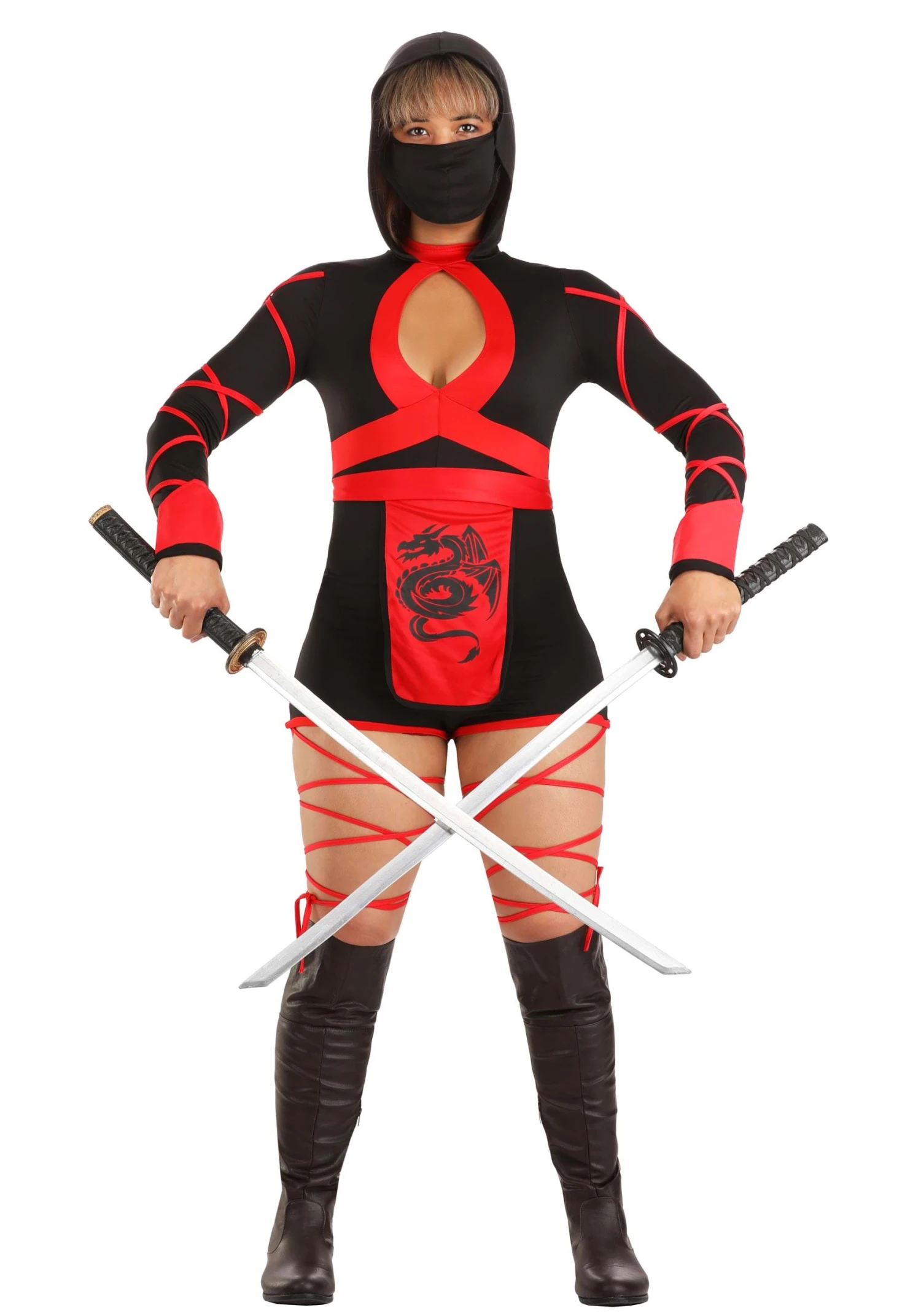 LEG AVENUE Women's Dragon Ninja Costume 9 LEG AVENUE Women's Dragon Ninja Costume - Image 7