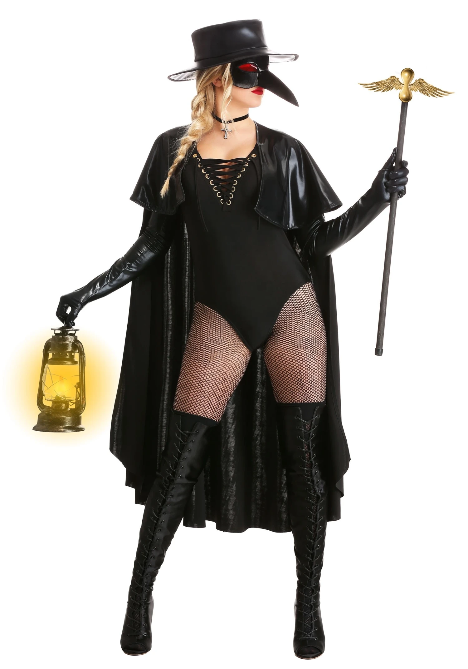 Women's Eerie Plague Doctor Costume 3 Women's Eerie Plague Doctor Costume