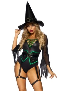 LEG AVENUE Envious Witch Costume For Women -Halloween Costumes womens envious witch costume alt 2