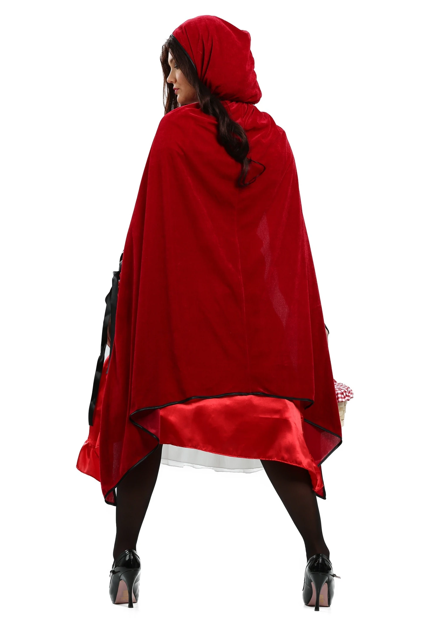 Womens Fairytale Red Riding Hood Costume 4 Womens Fairytale Red Riding Hood Costume - Image 2