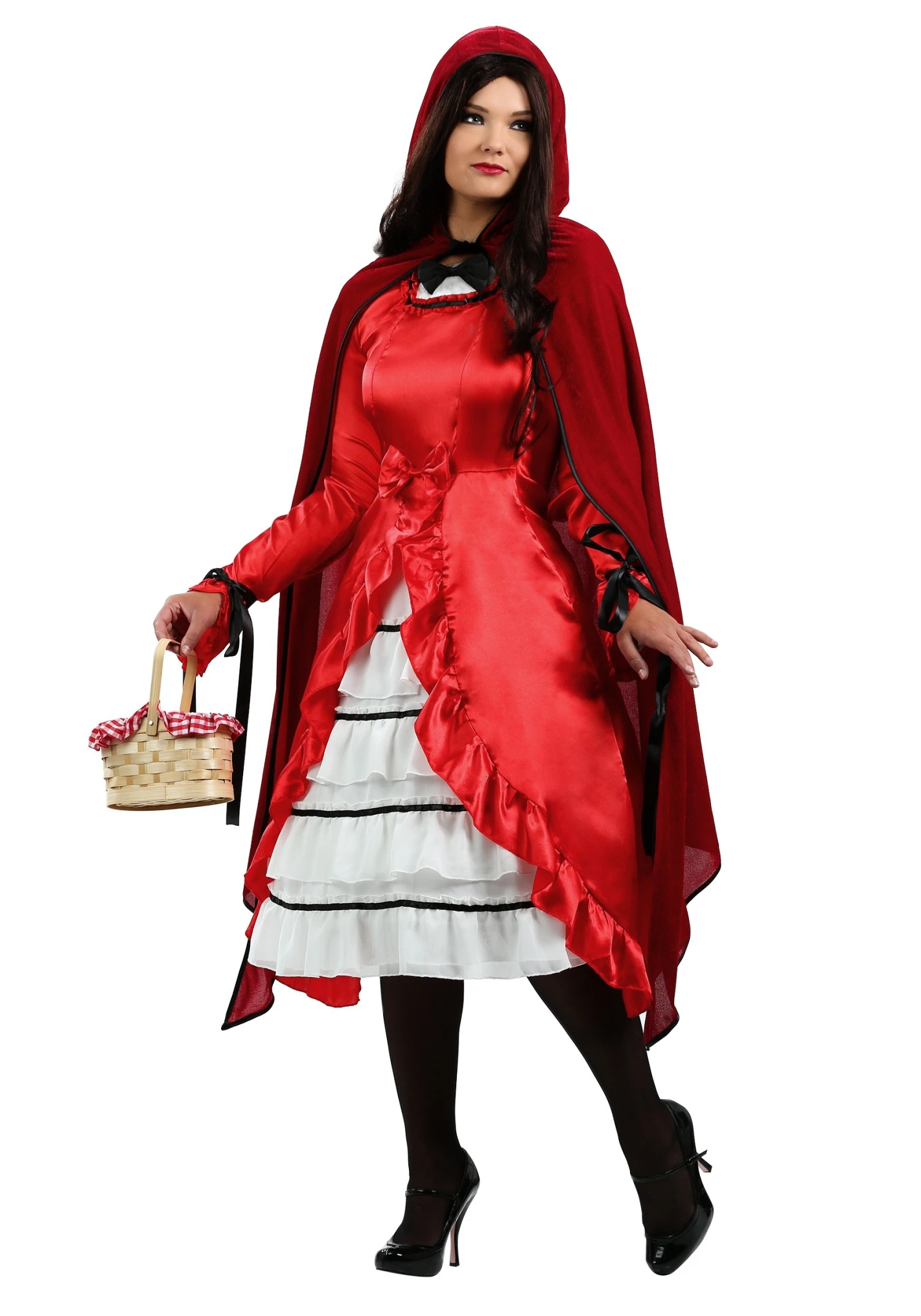 Womens Fairytale Red Riding Hood Costume 3 Womens Fairytale Red Riding Hood Costume