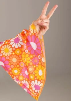 Far Out Flower Costume Dress For Women 9 Far Out Flower Costume Dress For Women -Halloween Costumes womens far out flower dress costume alt 2