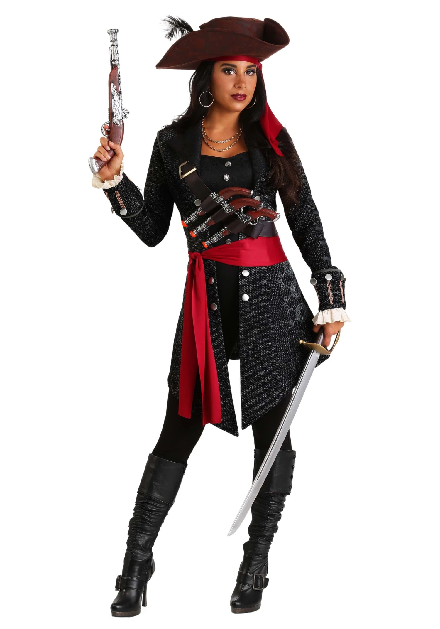 Women's Fearless Pirate Costume 3 Women's Fearless Pirate Costume