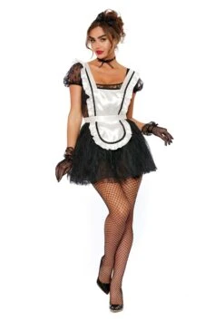 Dreamgirl Femme De Menage Costume For Women 15 Dreamgirl Femme De Menage Costume For Women -Halloween Costumes womens femme de menage costume alt 4