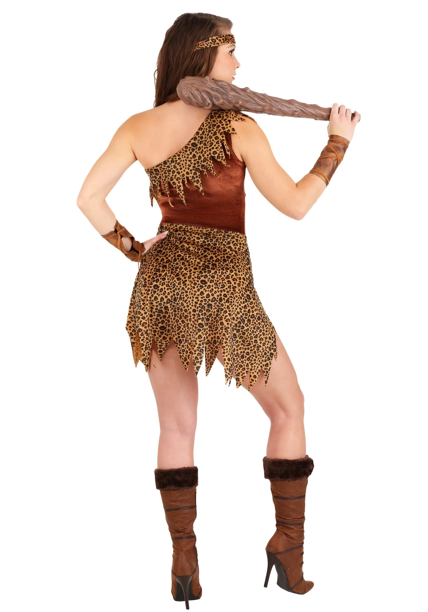 Fierce Cavewoman Costume For Women 4 Fierce Cavewoman Costume For Women - Image 2